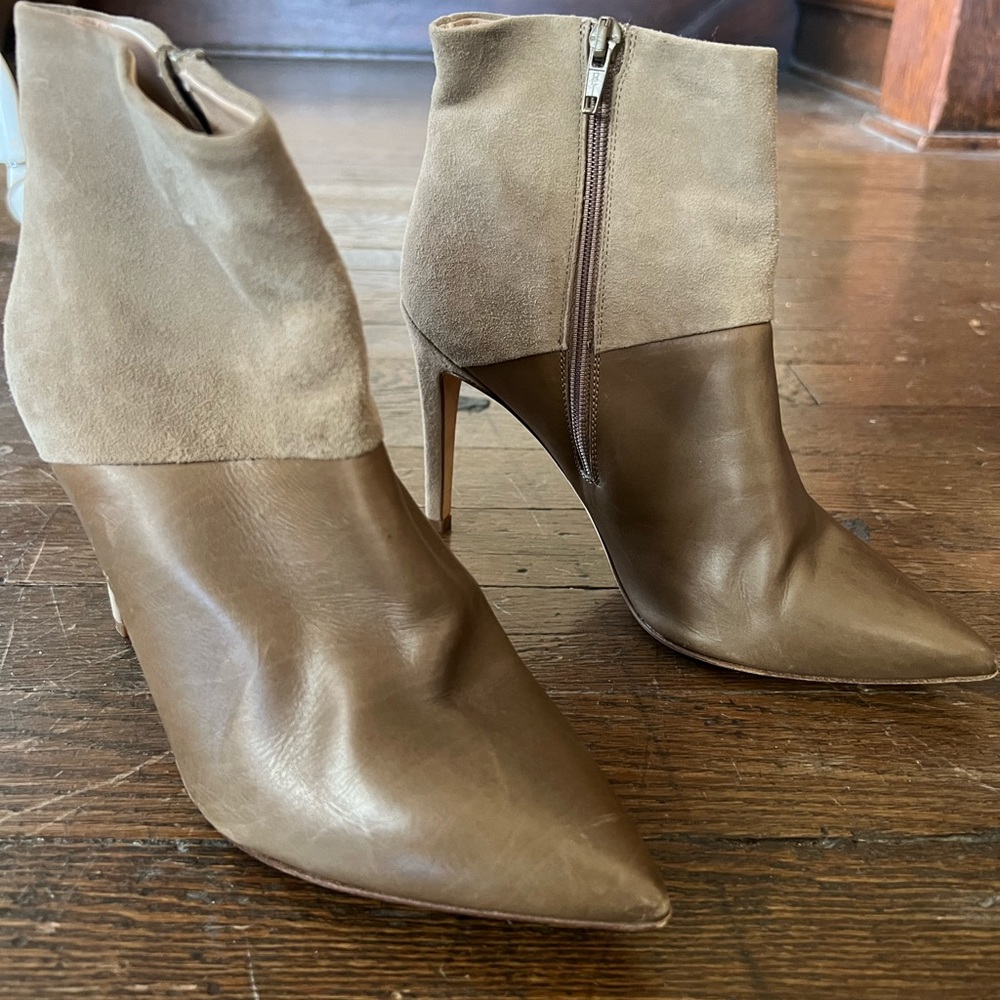 Suede & Leather Booties